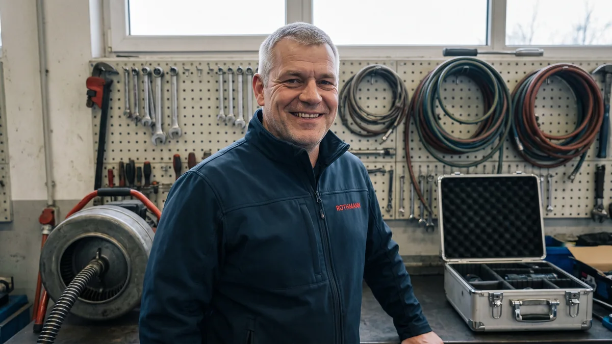 Dirk Rothmann – Inhaber · Rohr- & Kanaltechniker · Meisterbetrieb